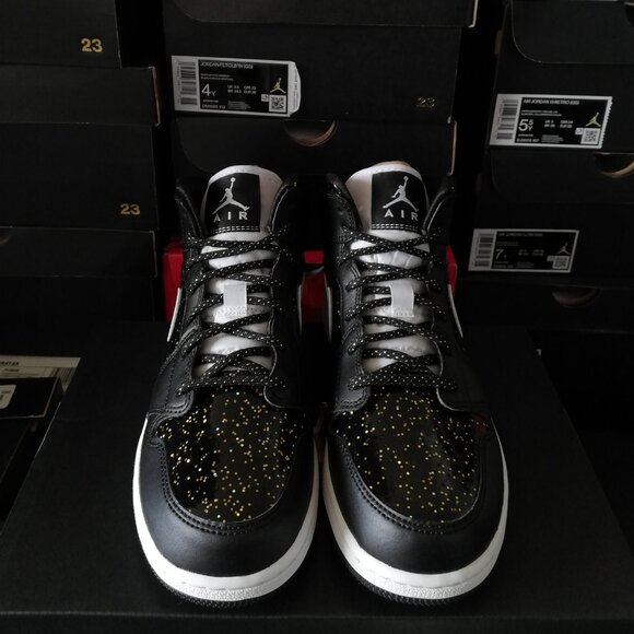 AIR JORDAN 1 SE MID "SPARKLE" WOMEN'S US SIZE 7.5 BRAND NEW IN BOX - Picture 3 of 10